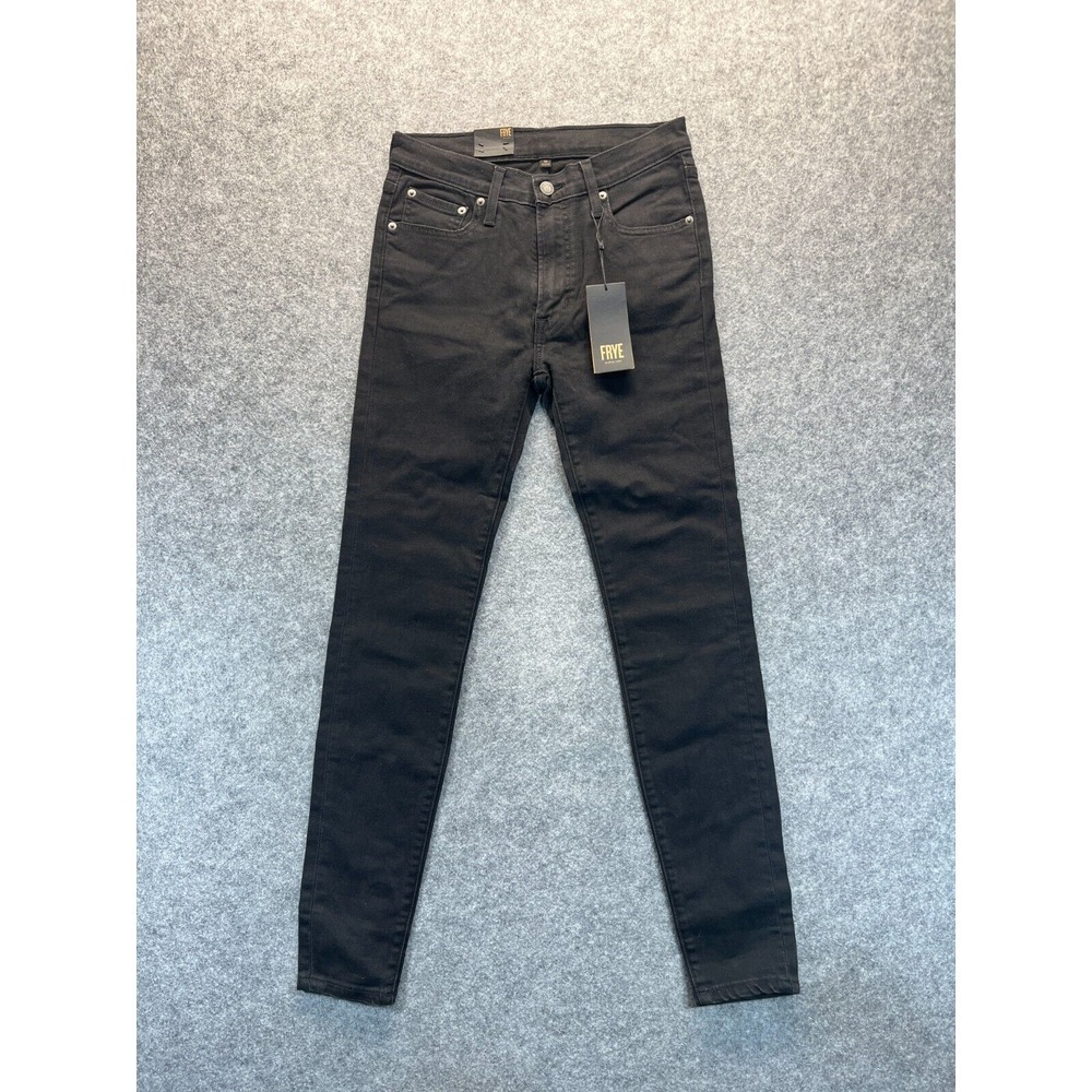 NEW Frye‎ Jeans Women's 26 Addie Skinny Mid Rise Black Denim Pants